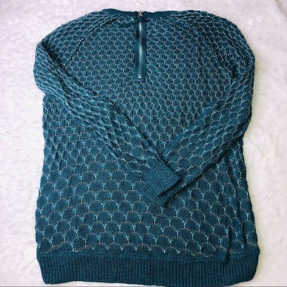Anthropologie Moth Circle Knit Sweater Hi-Low - Picture 2 of 6